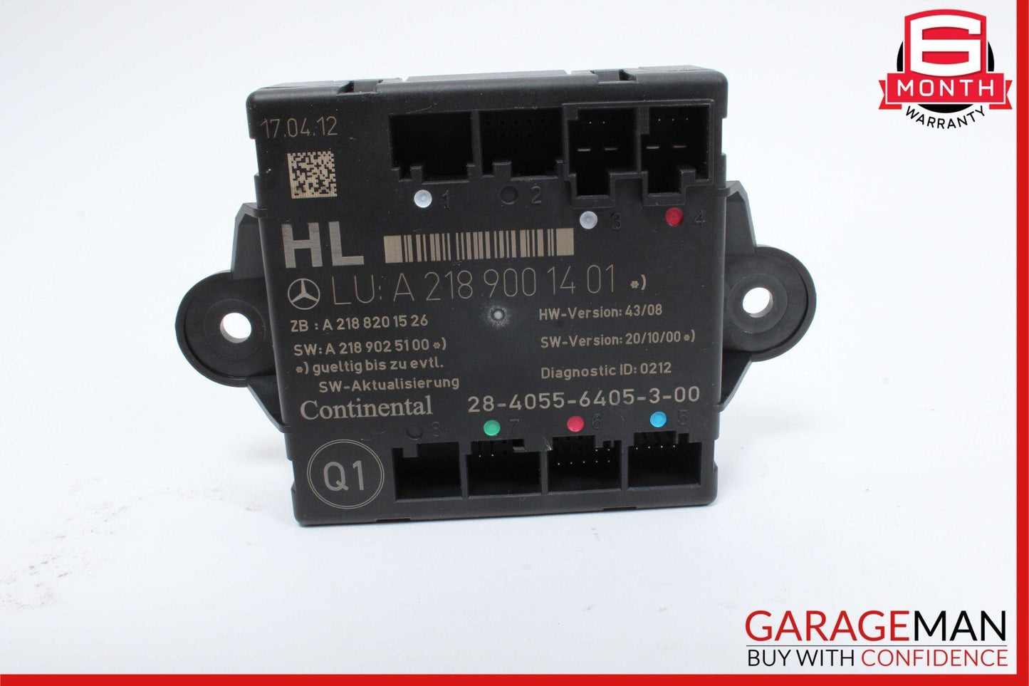 08-18 Mercedes W218 CLS500 C250 Rear Left Side Door Control Module Unit OEM
