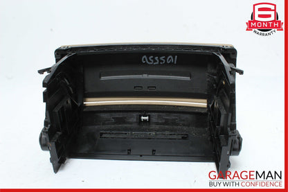 10-13 Mercedes W221 S350 S550 Dash Center Console CD Player Trim Cover Brown
