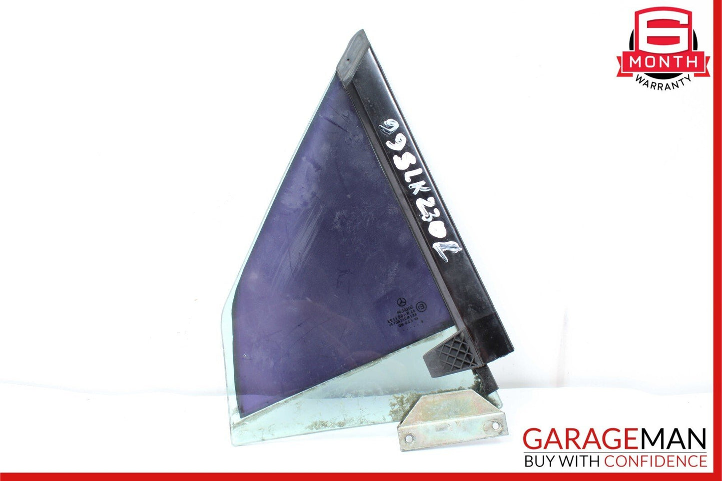 97-04 Mercedes R170 SLK230 SLK320 Rear Left Driver Side Quarter Window Glass OEM