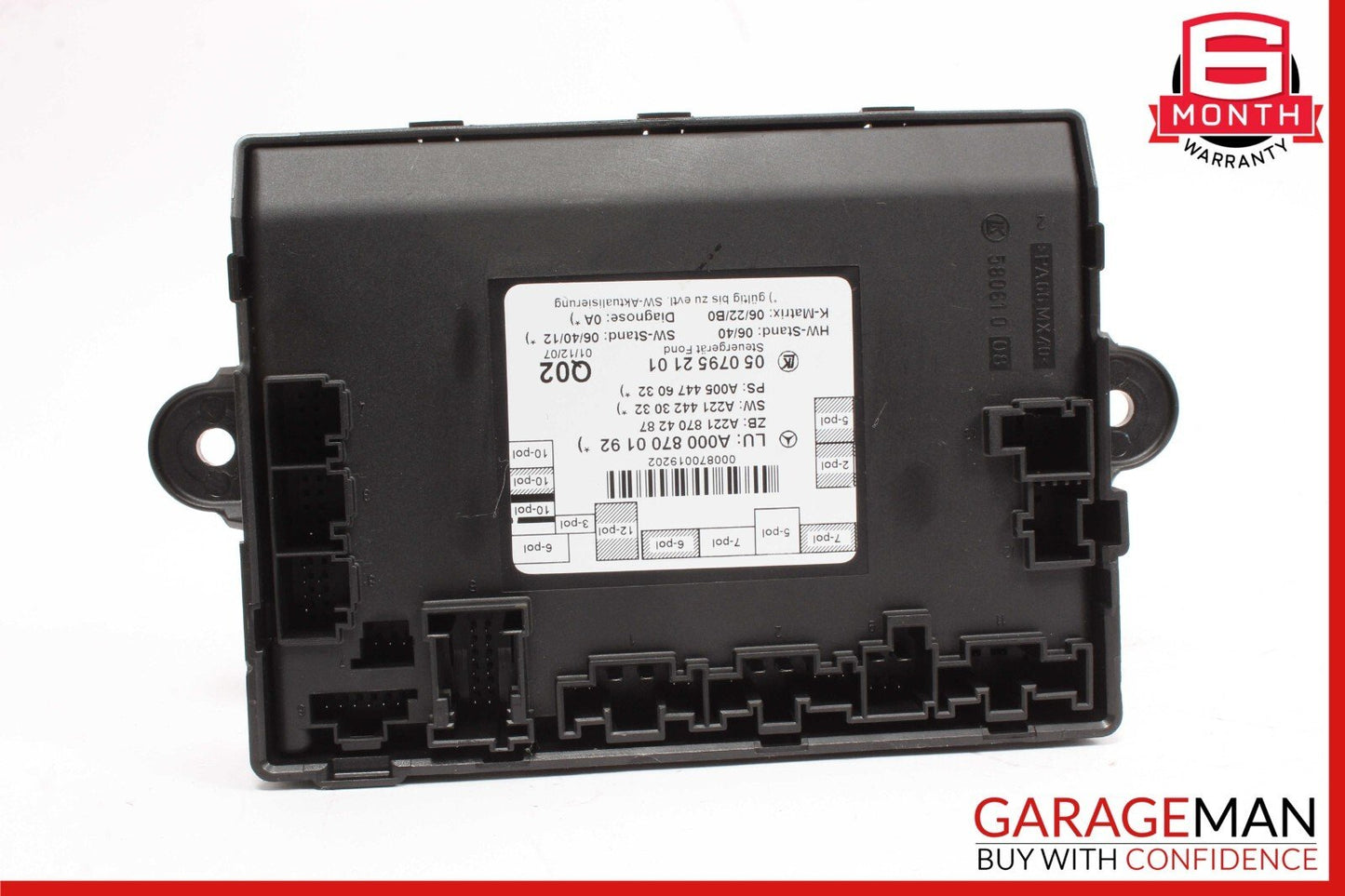 07-13 Mercedes W221 S550 S400 Rear Right or Left Side Door Control Module OEM