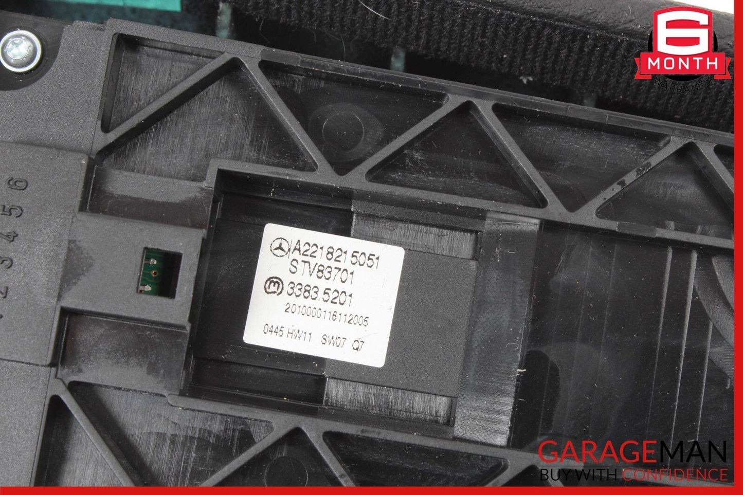 09-13 Mercedes W221 S400 S600 Front Left Side Window Control Switch Black OEM