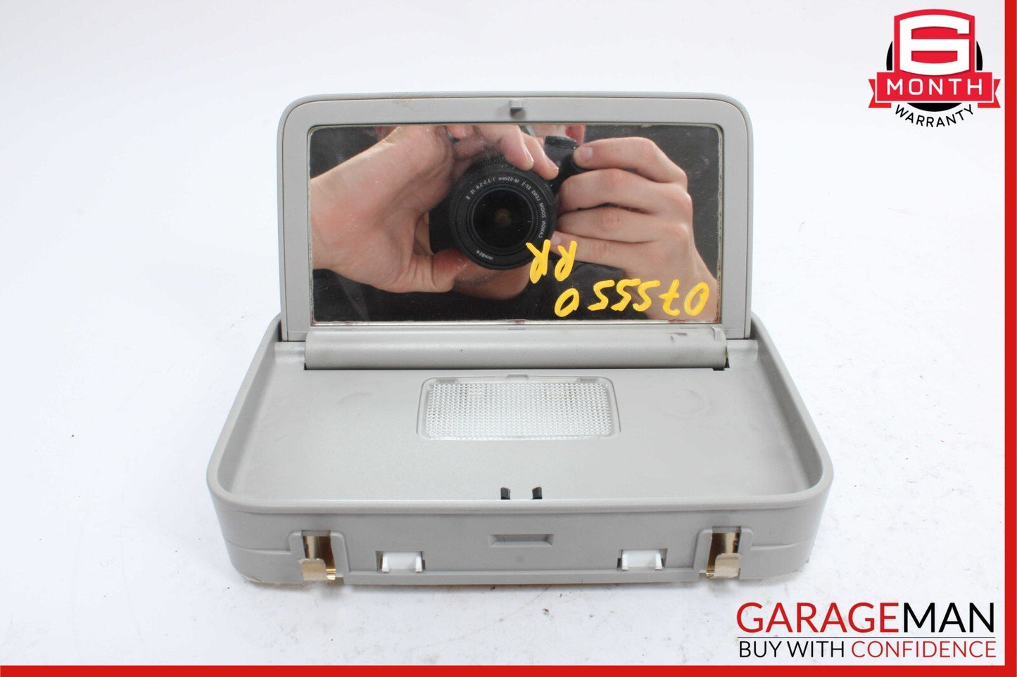 07-09 Mercedes W221 S550 S600 Rear Right / Left Side Overhead Vanity Mirror Gray