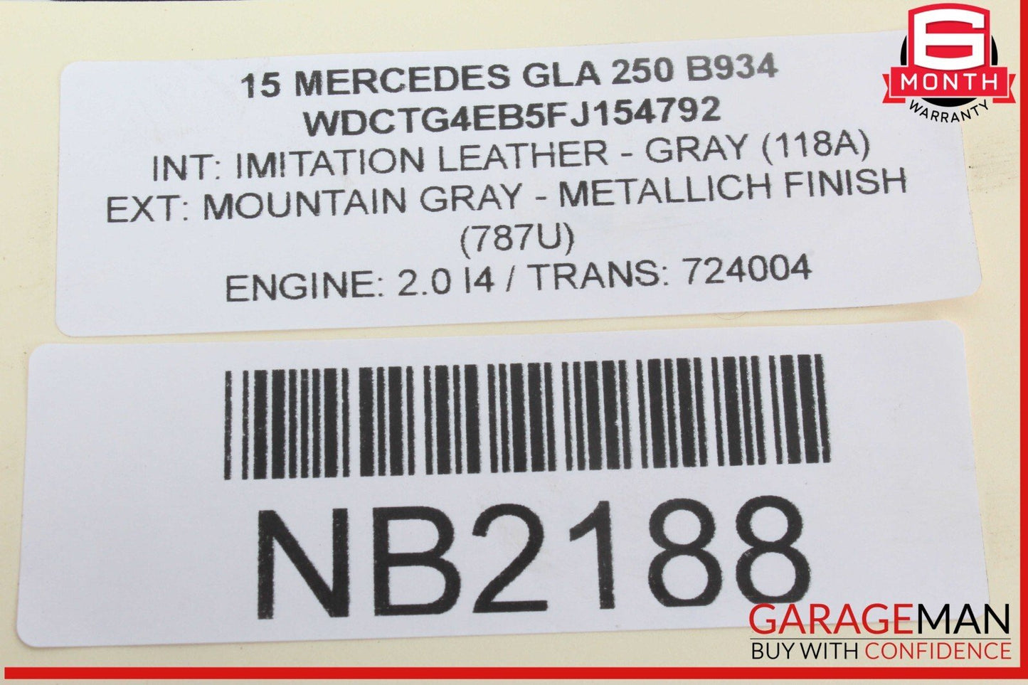 12-20 Mercedes X156 GLA250 Front Right Side Door Control Module Unit OEM