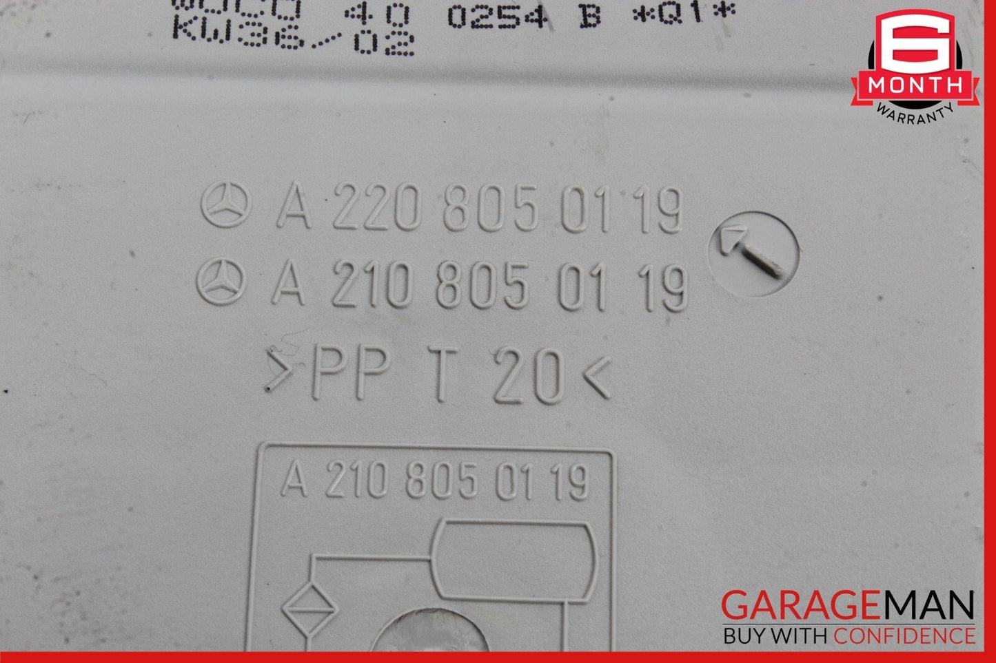 00-12 Mercedes R230 SL500 S500 Seat Vacuum Pump Reservoir Tank 2208050119 OEM