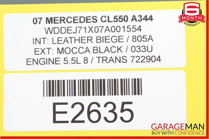 07-09 Mercedes W216 CL550 S550 Bluetooth Mobile Cell Phone Control Module OEM