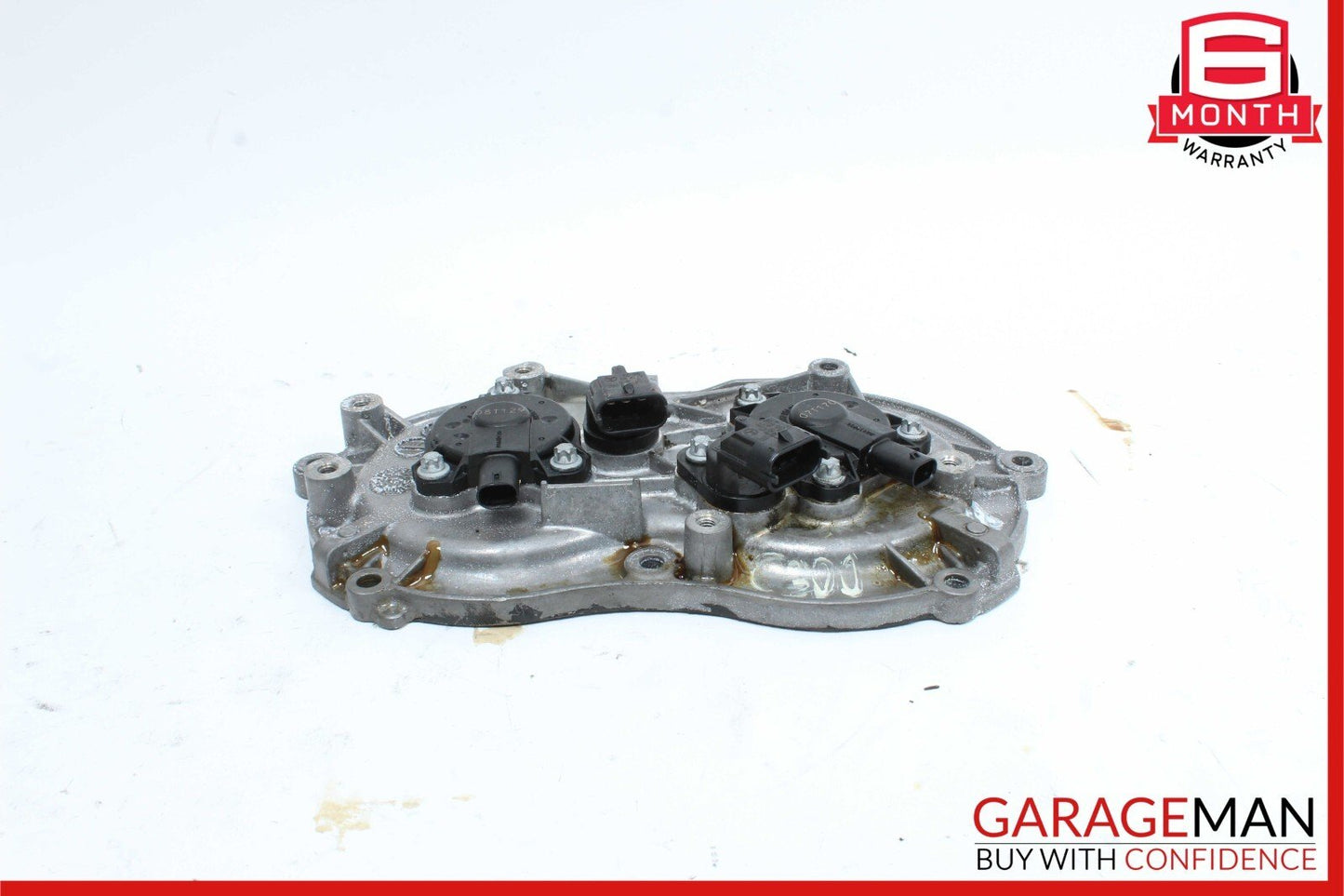 05-13 Mercedes W204 C300 Front Left Side Engine Timing Chain Cover Plate OEM