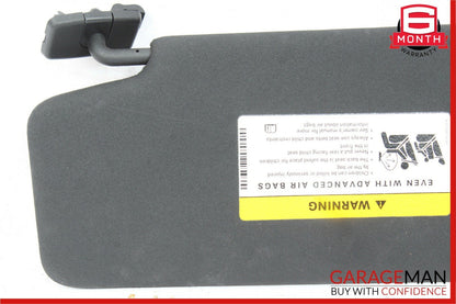 08-14 Mercedes W204 C300 C350 Front Right Sunvisor Sun Visor Black OEM