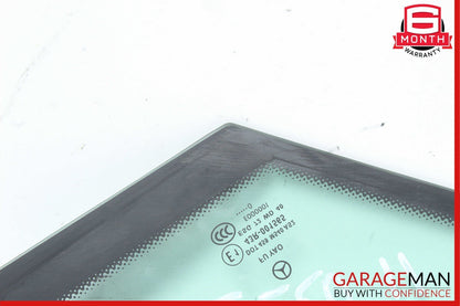 10-13 Mercedes W207 E550 Coupe Rear Right Passenger Side Quarter Window Glass