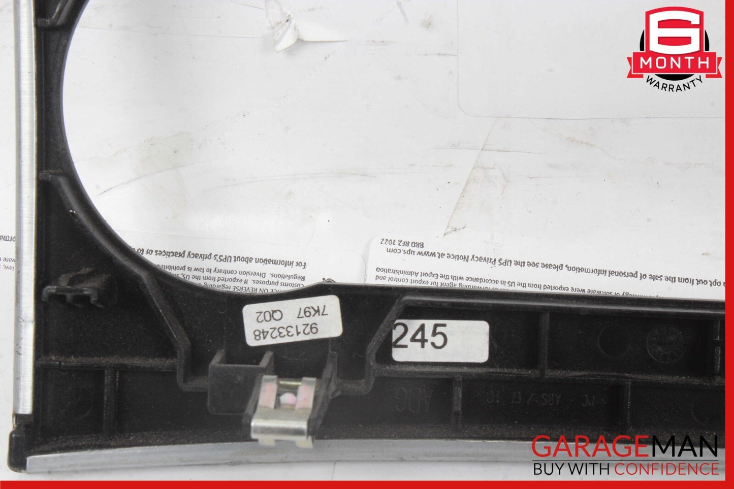 08-14 Mercedes W204 C63 AMG C250 C300 AC A/C Climate Control Switch Trim Bezel