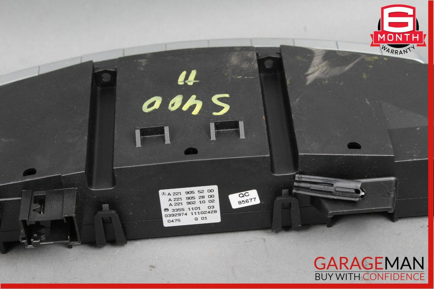 07-13 Mercedes W221 S400 CL550 A/C AC Heater Climate Switch Control Module OEM