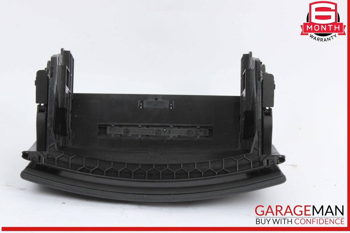07-13 Mercedes W221 S550 Center Console CD Player Cover Trim Panel Black OEM