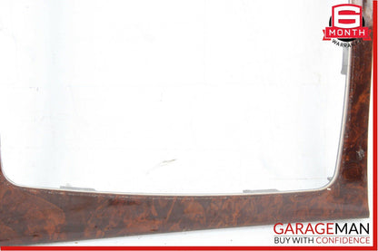 08-15 Mercedes W204 C300 C350 Center Console Shift Shifter Bezel Trim Wood OEM
