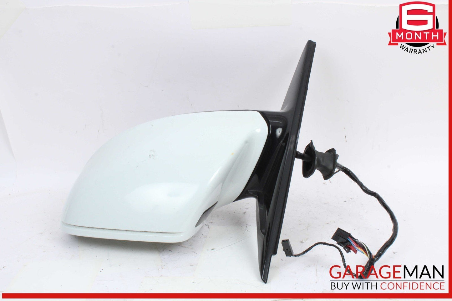 13-17 Audi Q5 SQ5 Front Left Driver Side Door Rear View Mirror White OEM