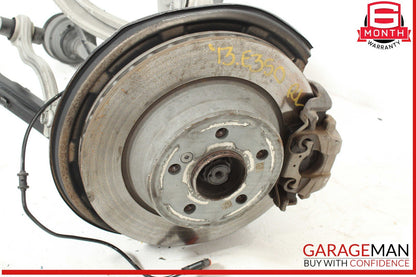 10-16 Mercedes W212 E350 Rear Left  Spindle Knuckle Hub Bearing CV Shaft Assy