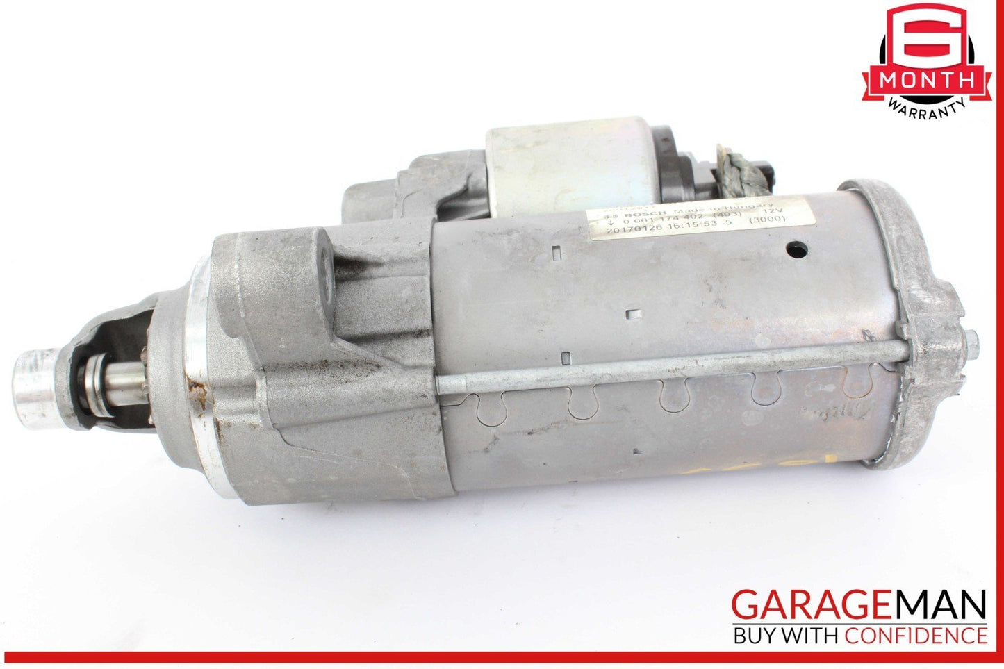 16-24 Audi S5 RS5 A6 A7 3.0L Engine Starter Motor Bosch 0001174402 OEM