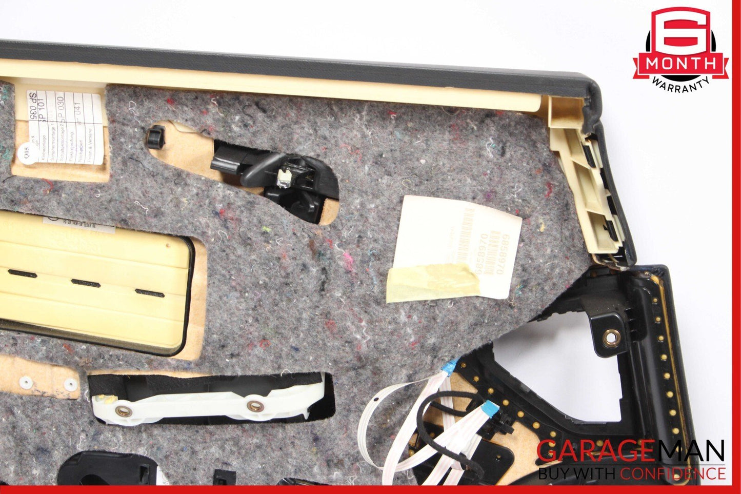 06-11 Mercedes W219 CLS500 CLS550 Rear Right Interior Door Panel Cover Black