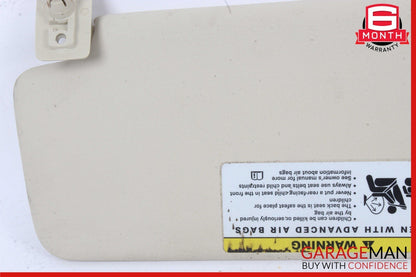 06-12 Mercedes W209 CLK350 ML450 Front Right Side Sun Visor Sunvisor Shade OEM