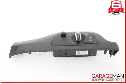 17-19 Audi Q7 Front Dash Trim w/ Head Light Lamp Control Switch 4M0941531AG OEM