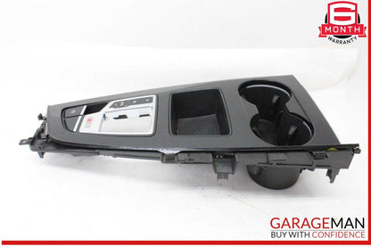 17-24 Audi S5 A4 Front Center Console Cup Holder w/ Shift Indicator Bezel OEM