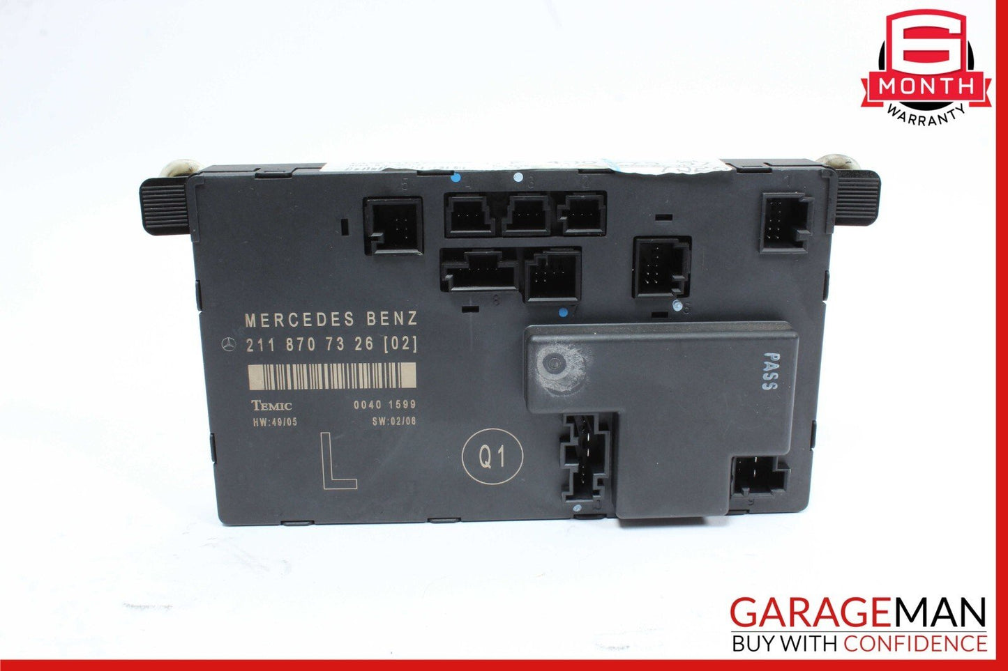 03-09 Mercedes W211 E350 E63 AMG Front Left Side Door Control Module Unit OEM