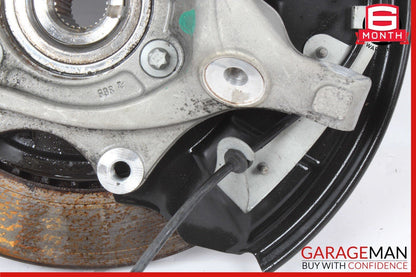 08-14 Mercedes W212 E350 Rear Right Side Spindle Knuckle Hub Bearing Brake Rotor