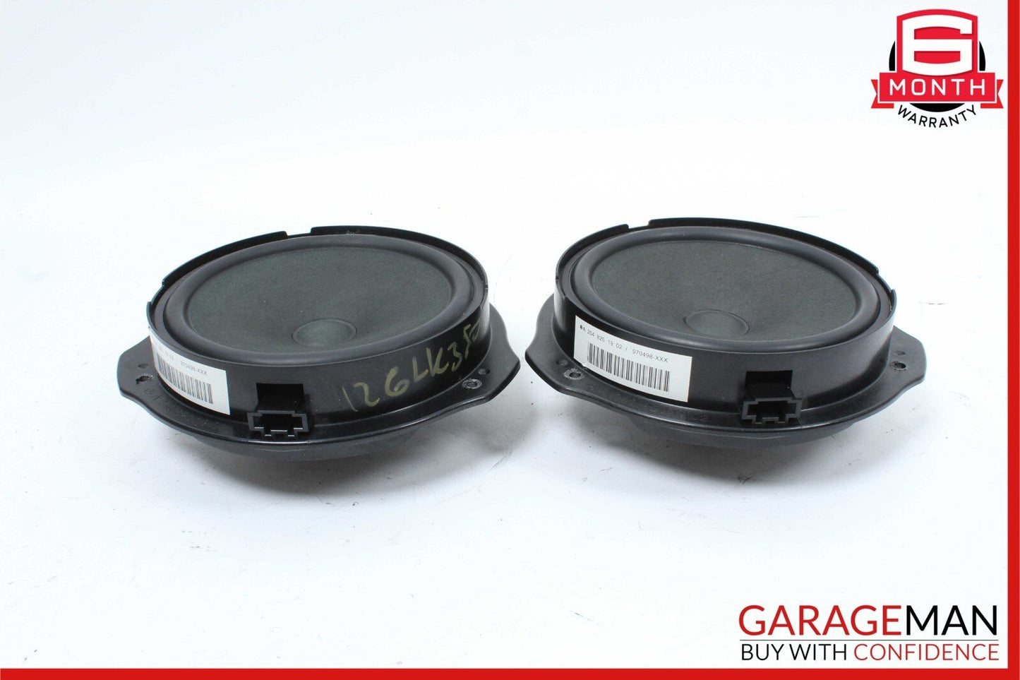 08-15 Mercedes X204 GLK350 Front Right & Left Door Sound Speakers Set of 2 OEM