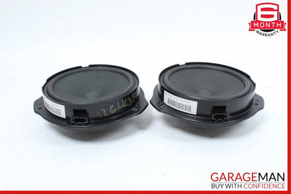 08-15 Mercedes X204 GLK350 Front Right & Left Door Sound Speakers Set of 2 OEM