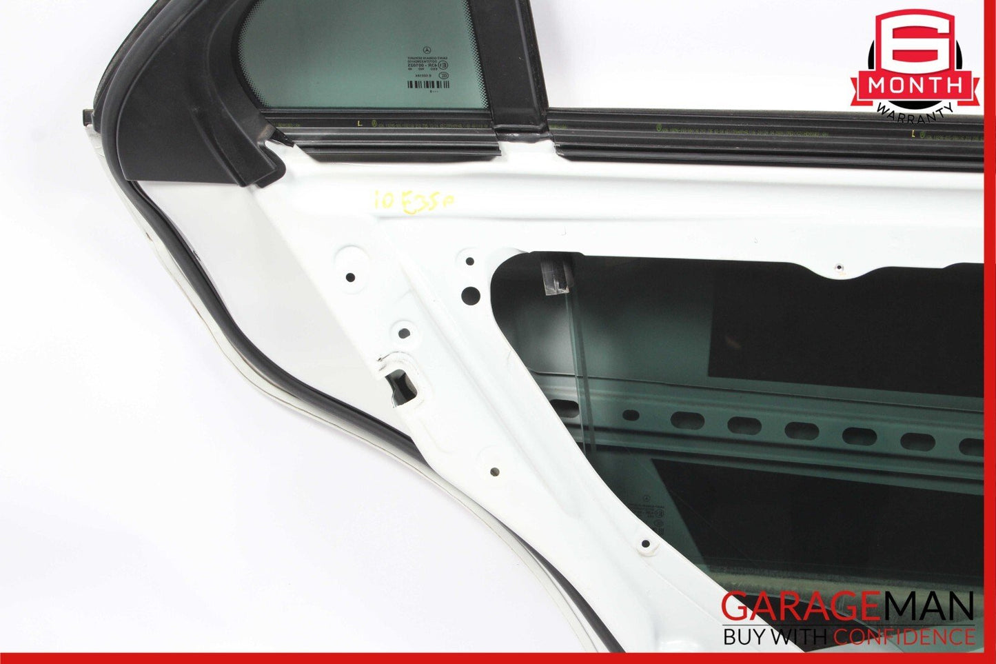 10-16 Mercedes W212 E350 E63 AMG Sedan Rear Left Side Door Shell Calcite White