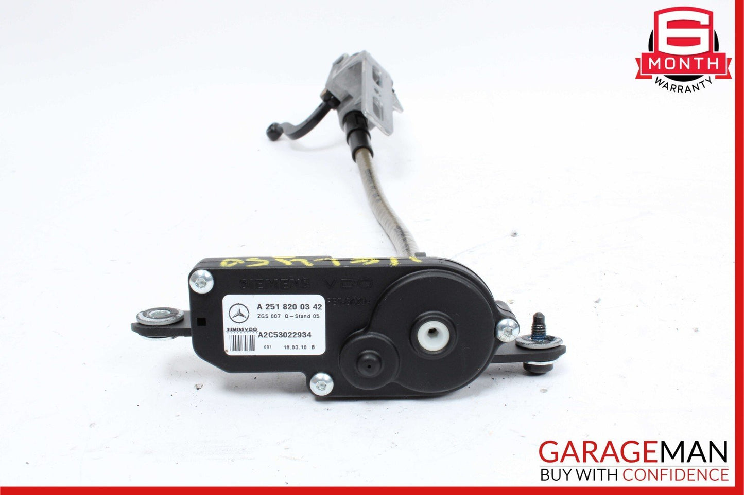 06-13 Mercedes X164 GL450 ML350 Rear Right Quarter Window Regulator Motor OEM
