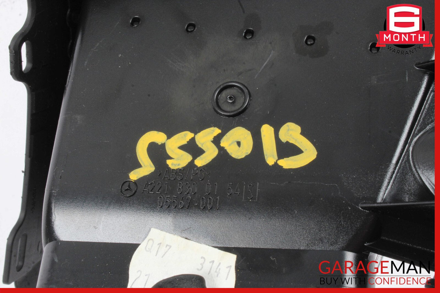07-13 Mercedes W221 S550 CL550 Left Side Dashboard AC A/C Air Vent Black OEM