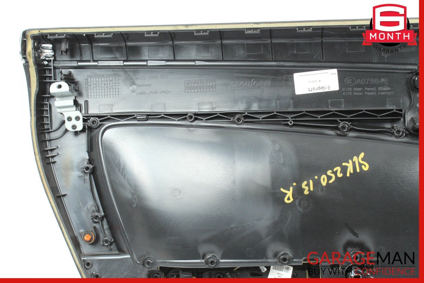 12-16 Mercedes R172 SLK250 Front Right Side Interior Door Panel Assembly Black