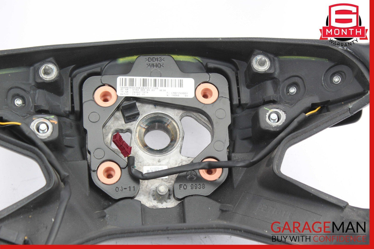 09-13 Mercedes X164 GL450 Driver Steering Wheel Black w/ Paddle Shifters OEM