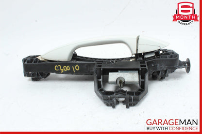 08-14 Mercedes W204 C300 C350 C63 AMG Rear Left Side Exterior Door Handle White