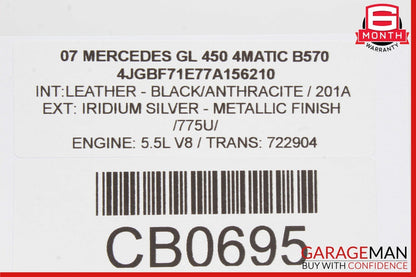 06-12 Mercedes X164 GL450 SL550 Communication Control Module 2198200926 OEM
