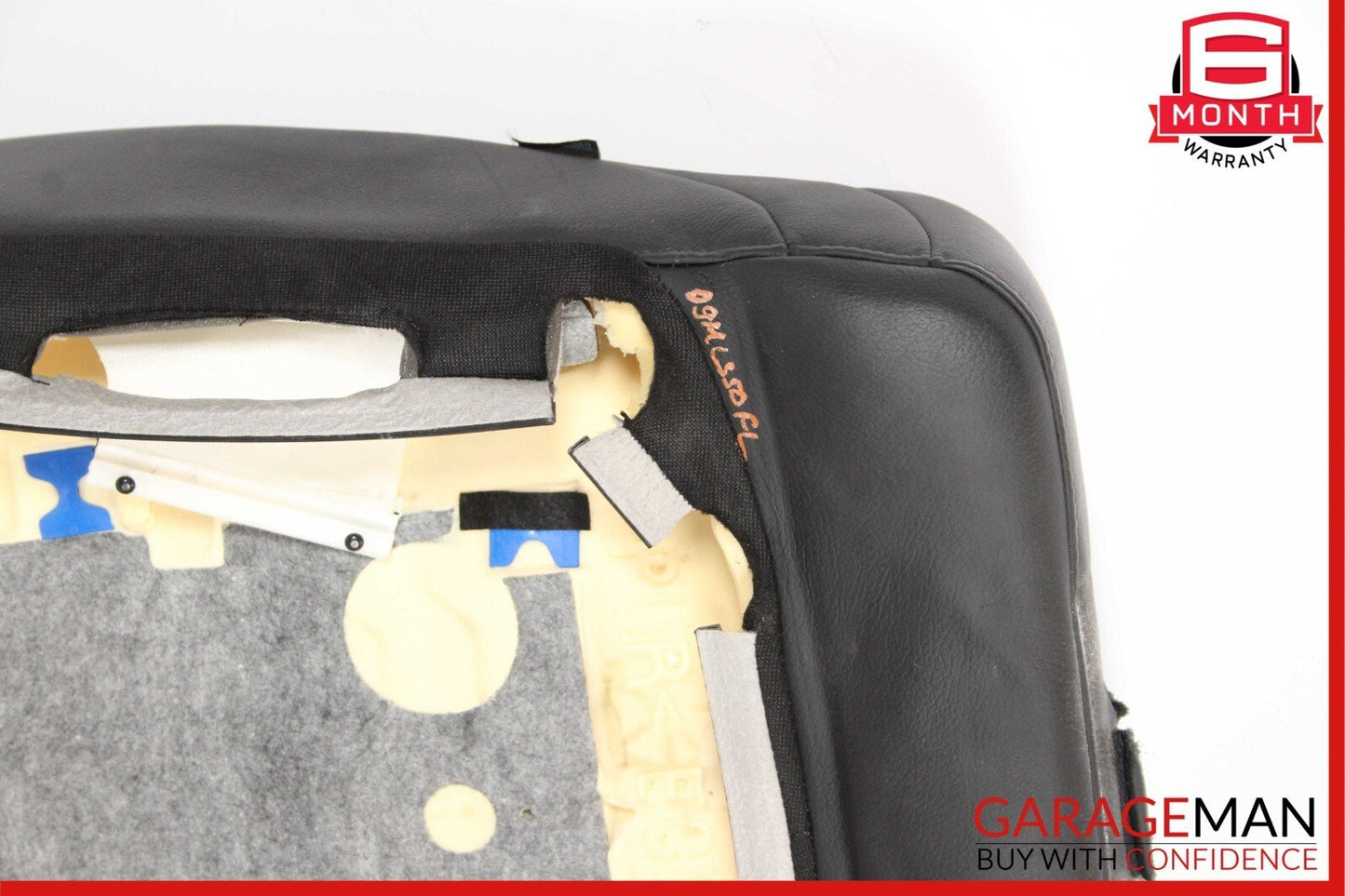 09-13 Mercedes W164 ML320 R350 Front Left Side Upper Seat Cushion Cover Black