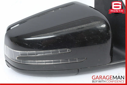 12-15 Mercedes W204 C250 C300 Front Right Side Mirror Door Rear View Black OEM