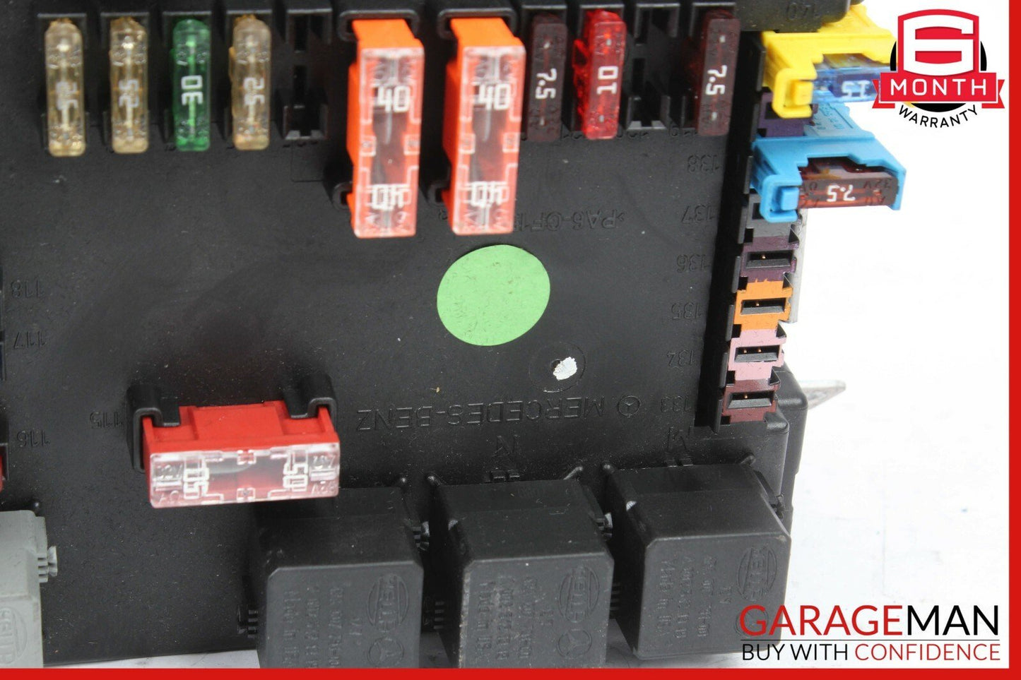 07-13 Mercedes W221 S63 S550 CL550 Rear Trunk SAM Fuse Box Module 2215403550 OEM
