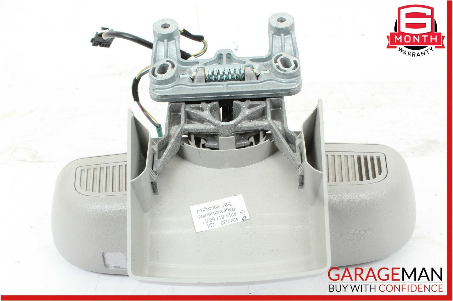 07-09 Mercedes W221 S600 S550 Interior Top Upper Rear View Mirror Gray