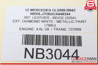 08-18 Mercedes CLS550 CLS500 SLK350 E400 Front Left Side Door Control Module