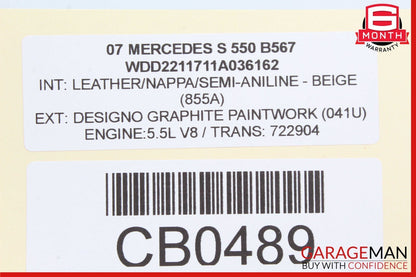 07-13 Mercedes W221 S550 S600 S63 AMG Motorola Bluetooth Control Module Unit OEM
