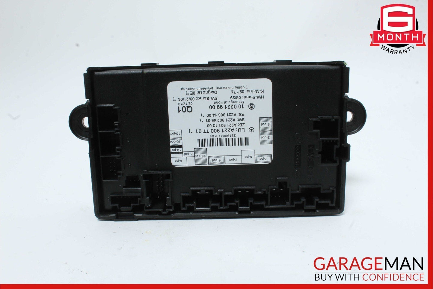 10-13 Mercedes W221 S400 S550 S63 AMG Rear Left or Right Door Control Module OEM