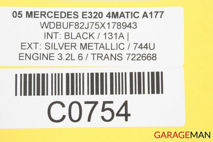 03-06 Mercedes W211 E55 AMG Rear Right Passenger Side Door Control Module Q9 OEM