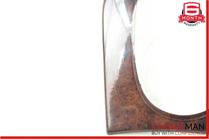 00-06 Mercedes W220 S500 S55 AMG Center Console Shift Shifter Trim Bezel Wood