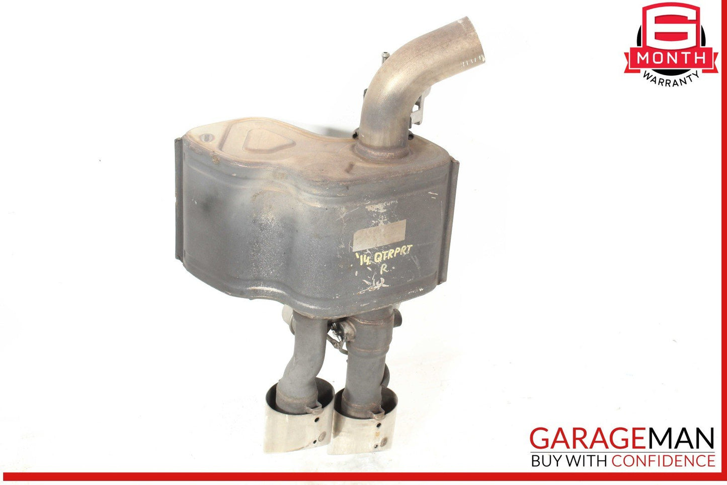 14-17 Maserati Quattroporte SQ4 Rear Right & Left Exhaust Muffler Dual Tip OEM