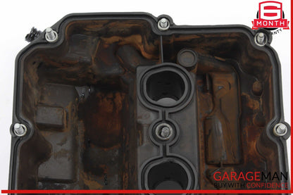 07-13 BMW X3 X5 F25 Engine Valve Cover Black 7552281 OEM