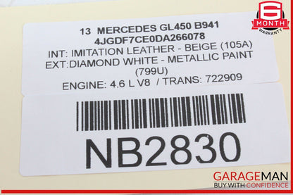 12-19 Mercedes X166 GL450 GLE43 AMG Front Left Side Door Window Regulator Motor