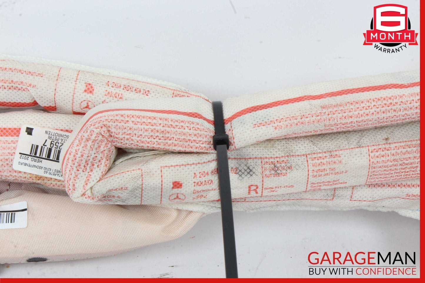 12-14 Mercedes W204 C250 C350 C63 Coupe Roof Curtain Air Bag Right Side OEM