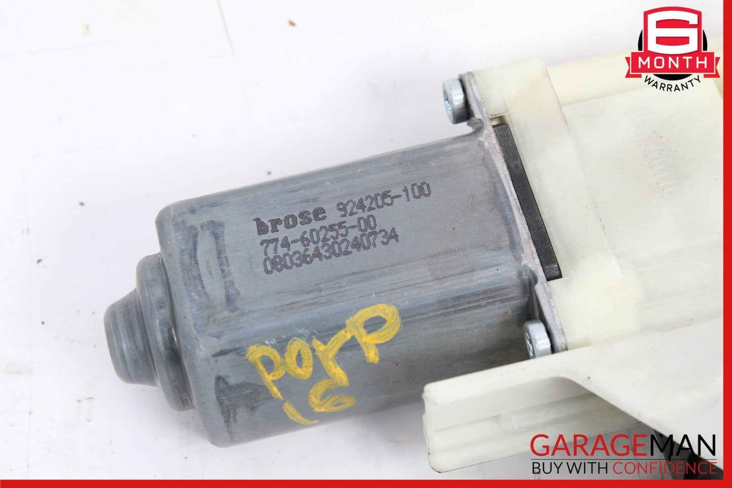 10-16 Porsche Panamera 970 Left Side Door Window Regulator Motor OEM