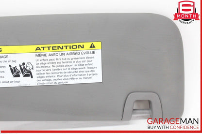 10-16 Porsche Panamera 970 E-Hybrid Front Left Driver Side Sun Visor Gray OEM