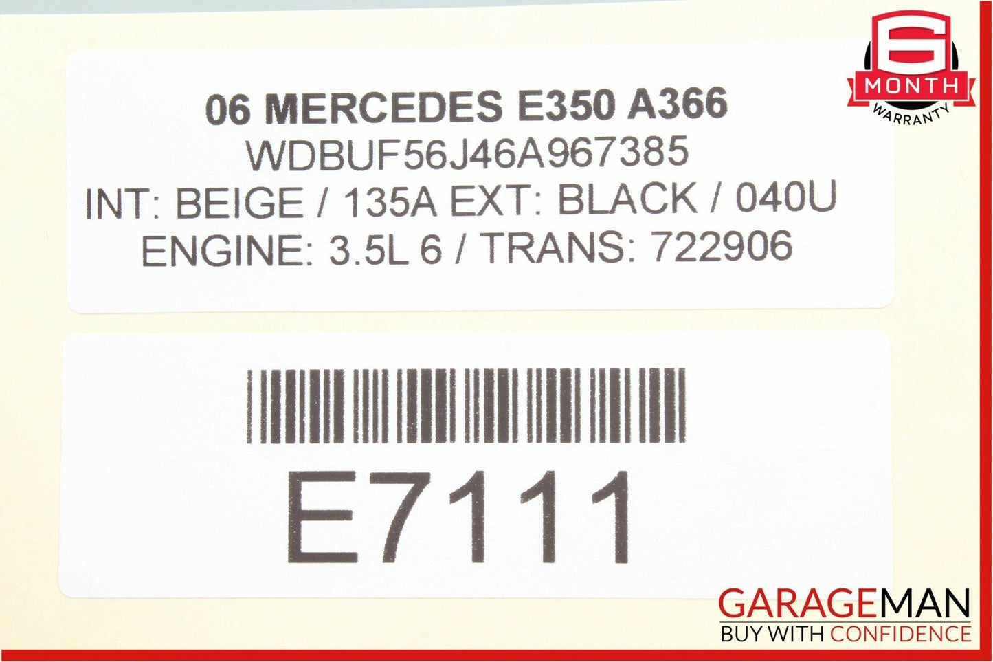 03-11 Mercedes E350 ML350 GL450 CLS500 Front Left Side Seat Control Module Unit